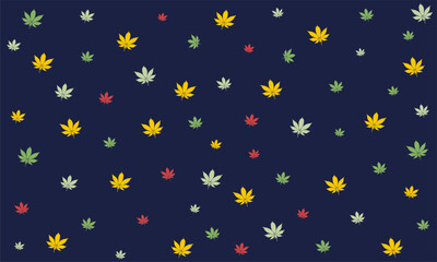 cannabis weed marijuana ganja kush leaf background pattern design