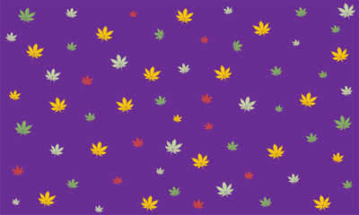 cannabis weed marijuana ganja kush leaf background pattern design