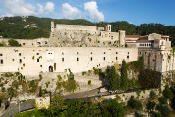 Fototapeta premium Malaspina Castle in the municipality of Massa Toscana