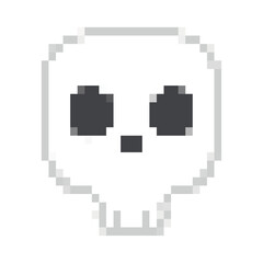 pixel skull icon