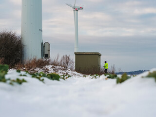 Inspection of an old wind turbine