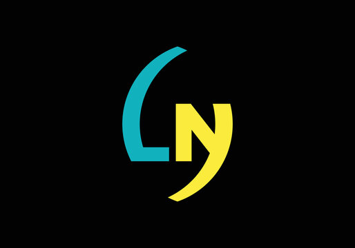LN Quote Initial Monogram Letter ln Logo Design Vector Template l n Letter Logo Design