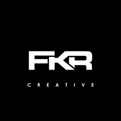 FKR Letter Initial Logo Design Template Vector Illustration