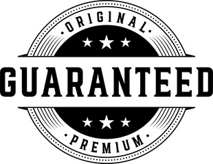 Fototapeta premium Best Quality Guarantee Red Seal Isolated Vector