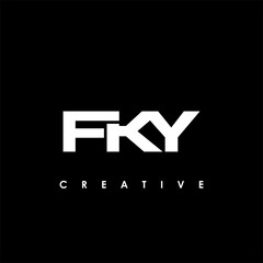 FKY Letter Initial Logo Design Template Vector Illustration