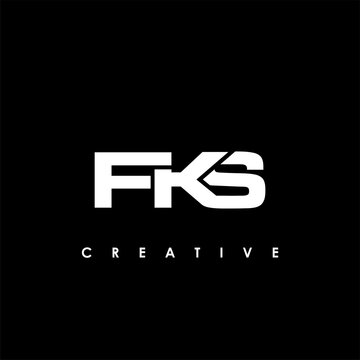 FKS Letter Initial Logo Design Template Vector Illustration
