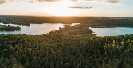 sunrise over the lake - Mecklenburger Seenplatte
