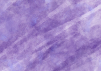 青の混じった紫の水彩風の筆跡の見える背景素材