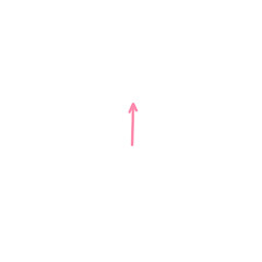 Pink Straight Arrow