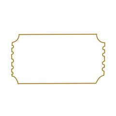 Obraz premium Golden Frame Stamp