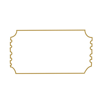 Golden Frame Stamp