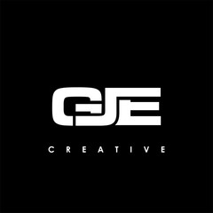 GJE Letter Initial Logo Design Template Vector Illustration