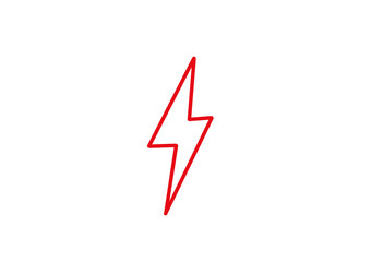 Red Thunder Outlined