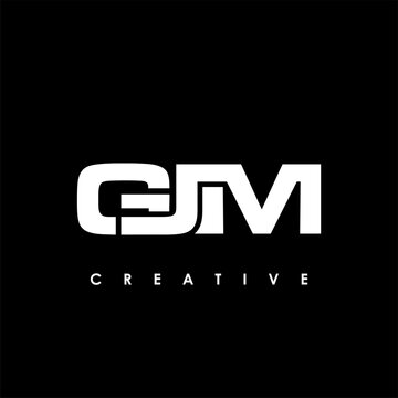 GJM Letter Initial Logo Design Template Vector Illustration