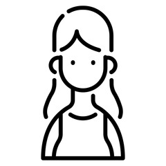 woman outline icon