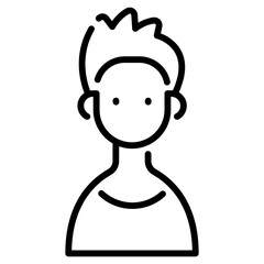 man outline icon