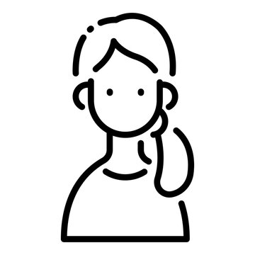 recommend clip art: woman f outline icon