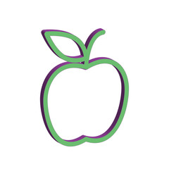 Apple icon 3D template