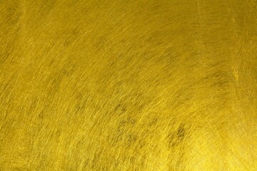 Gold leaf or gold foil like texture.  Brushed gold texture.  - obrazy, fototapety, plakaty