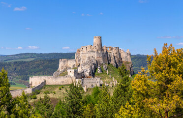 Obraz premium Spissky hrad castle ruins