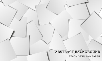 abstract background stack of blank paper