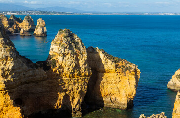 Ponta da Piedade cliffs