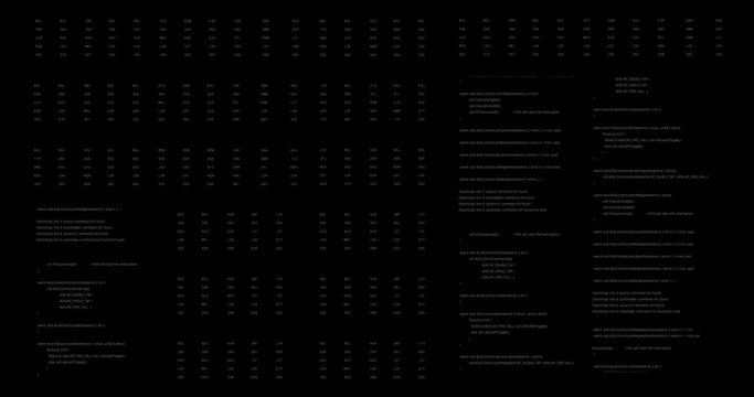 Basic text data information Video overlay, Futuristic technology abstract background, Random text user interface for cyber technology concept 