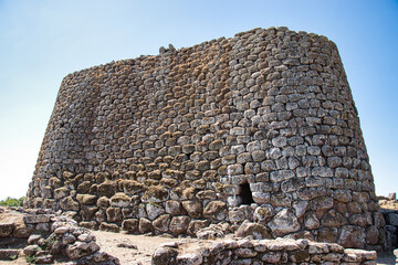 Nuraghe Losa walls details