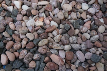 a group of colorful stones form a nice abstract pattern