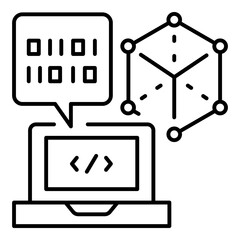 Programmer outline icon