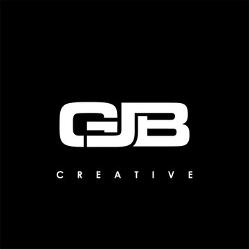 GJB Letter Initial Logo Design Template Vector Illustration