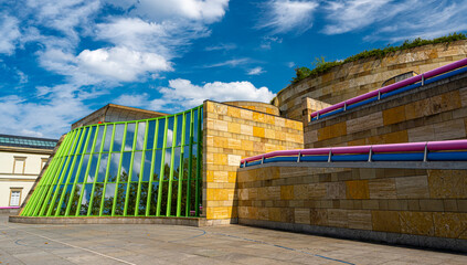 New State Gallery designed by James Stirling, Stuttgart, Baden-Wuerttemberg, Germany, Europe