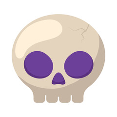 Naklejka premium Skull icon image