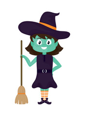 halloween witch character