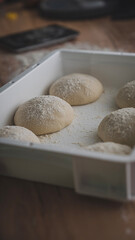 Fototapeta premium dough on the table