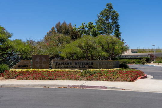San Diego, CA, USA - July 9, 2022: Tanabe Research Laboratories headquarters in San Diego, CA, USA. Tanabe Research Laboratories (TRL) is a clinical-stage pharmaceutical company. 