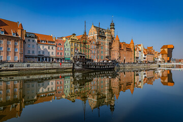Naklejka na ściany i meble Gdansk is a major tourist destination in Poland