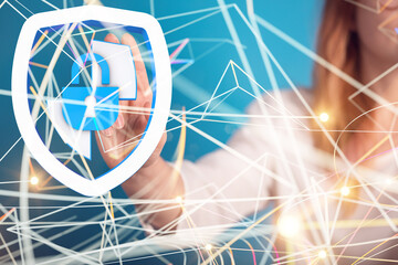 security data code digital in hand