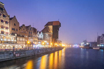 Fototapeta premium Gdansk is a major tourist destination in Poland