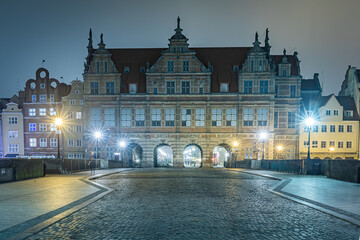 Naklejka premium Gdansk is a major tourist destination in Poland