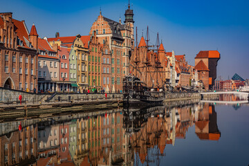 Obraz premium Gdansk is a major tourist destination in Poland