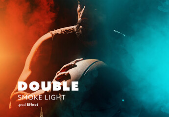 Fototapeta Double Smoke Light Effect obraz
