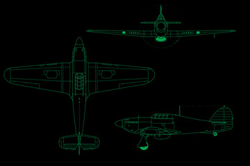 Hawker Hurricane, avión de combate de la segunda guerra mundial