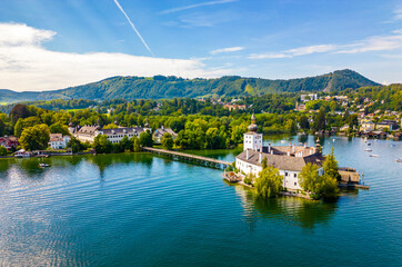 Schloss Ort (or Schloss Orth) is an Austrian castle situated in the Traunsee lake, in Gmunden....