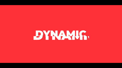 Dynamic Media Stomp Typography Glitch Light Leaks Title