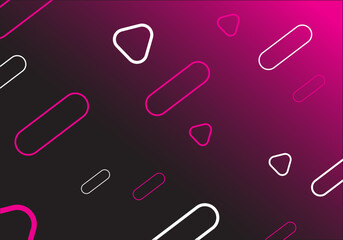 abstract white pink purple circle triange background