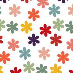Cute floral pattern in the small flower. Ditsy print.