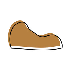 abstract modern organic shape doodle