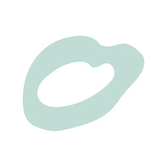 abstract modern organic shape doodle