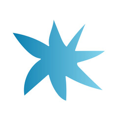 Obraz premium abstract modern organic shape doodle